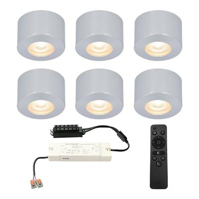 HOFTRONIC™ Complete set 6x3W dimbare LED in/opbouwspots Navarra IP44