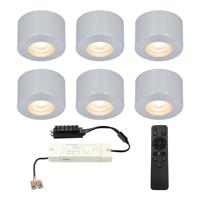 HOFTRONIC™ Complete set 6x3W dimbare LED in/opbouwspots Navarra IP44