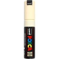 Uni-Posca Posca marker, afm pc-8k, lijndikte 8 mm, breed, ivoor, 1 stuk