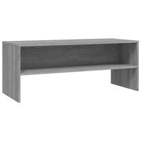 vidaXL Tv-meubel 100x40x40 cm bewerkt hout grijs sonoma eikenkleurig