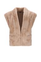 NoNo winter gilet meisjes - zand - Kila - fur NoNo winter gilet meisjes - zand - Kila - fur