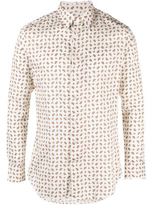 ETRO chemise à imprimé cachemire - Blanc
