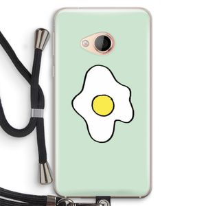 Spiegelei: HTC U Play Transparant Hoesje met koord