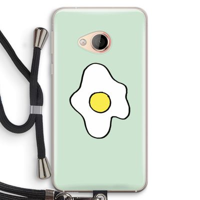 Spiegelei: HTC U Play Transparant Hoesje met koord