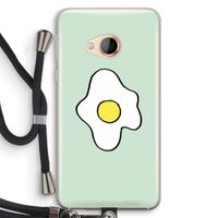 Spiegelei: HTC U Play Transparant Hoesje met koord