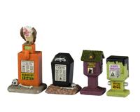 Spookytown Gazette 4x10x16 cm 4st Halloween - Lemax