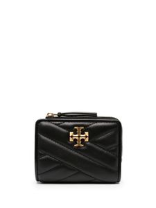 Tory Burch portefeuille Kira Chevron à design pliant - Noir