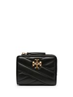 Tory Burch portefeuille Kira Chevron à design pliant - Noir - thumbnail