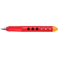 Faber Castell vulpen Scribolino A links 13 cm RVS rood - thumbnail