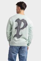 Pure Path Brushstroke Initial Sweater Heren Mintgroen - Maat XS - Kleur: Mint | Soccerfanshop
