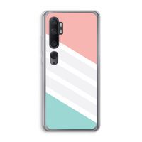 Strepen pastel: Xiaomi Mi Note 10 Transparant Hoesje