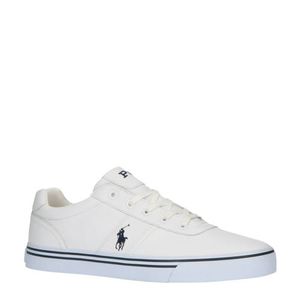 Ralph Lauren Hanford leren sneakers wit