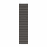 Pliss rolgordijn 45x200 cm stofbreedte 44,4 cm polyester zwart