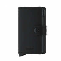 Secrid Mini Wallet Portemonnee Vegan Soft Touch Black - thumbnail