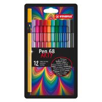 Stabilo pen 68 viltstiften arty, 12st.