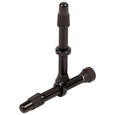 STANS Stan&apos;s valve stem aluminium (shop pack - 10pcs) - universal, presta - black - 55mm