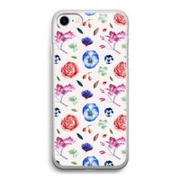 Bloemetjes: iPhone SE 2020 Transparant Hoesje