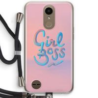 Girl boss: LG K10 (2017) Transparant Hoesje met koord
