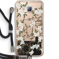 Blossoming spring: Samsung Galaxy J3 (2016) Transparant Hoesje met koord
