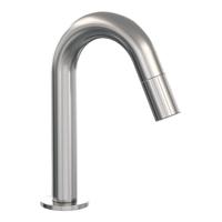 BRAUER Stripe Fonteinkraan - opbouw - gebogen uitloop - RVS-kleurig geborsteld PVD 5-NG-464
