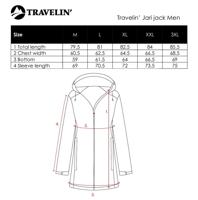 Travelin&apos; Men - Waterproof jack - Marine - Maat XXL