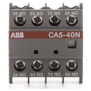 CA5-40N  - Auxiliary contact block 4 NO/0 NC CA5-40N