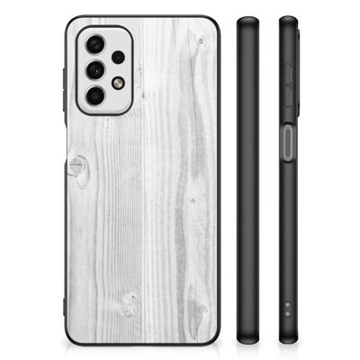 Samsung Galaxy A23 Houten Print Telefoonhoesje White Wood