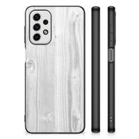 Samsung Galaxy A23 Houten Print Telefoonhoesje White Wood Samsung Galaxy A23 Houten Print Telefoonhoesje White Wood