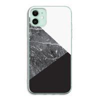 Combinatie marmer: iPhone 11 Transparant Hoesje