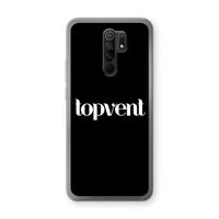 Topvent Zwart: Xiaomi Redmi 9 Transparant Hoesje