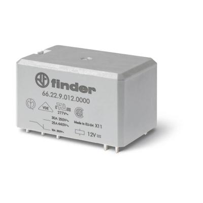 Finder 66.22.9.024.0000 Printrelais 24 V/DC 25 A 2x wisselcontact 1 stuk(s)