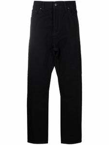 Carhartt WIP pantalon droit à taille mi-haute - Noir