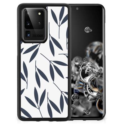 Samsung Galaxy S20 Ultra Skin Case Leaves Blue