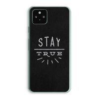 Stay true: Google Pixel 5a 5G Transparant Hoesje