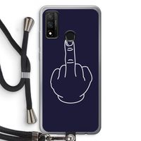 F**k U: Huawei P Smart (2020) Transparant Hoesje met koord