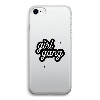 Girl Gang: iPhone SE 2020 Transparant Hoesje