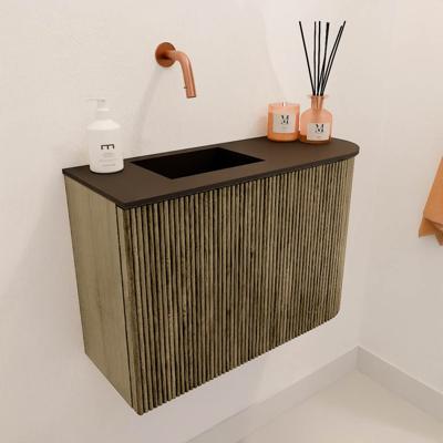 Toiletmeubel Mondiaz Joya | 61.6 cm | Meubelkleur Dusk | Faye wastafel Urban Links | Zonder kraangat(en)