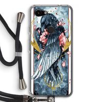 Golden Raven: Pixel 3a Transparant Hoesje met koord