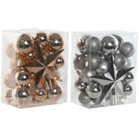 Kerstballen Home ESPRIT Gouden PVC 20 x 13 x 26 cm (2 Stuks)