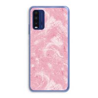 Abstract Painting Pink: Xiaomi Redmi 9T Transparant Hoesje