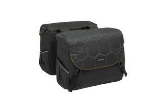 New Mondi joy dubbele fietstas - zwart - waterafstotend - 38l