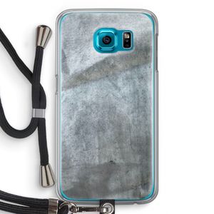 Grey Stone: Samsung Galaxy S6 Transparant Hoesje met koord