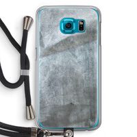 Grey Stone: Samsung Galaxy S6 Transparant Hoesje met koord