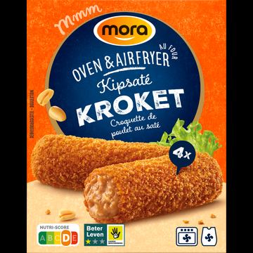 Mora Oven & Airfryer Kipsate Kroketten 4x80g bij Jumbo