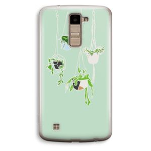 Hang In There: LG K10 (2016) Transparant Hoesje