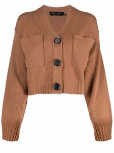 Proenza Schouler cardigan à col v - Marron