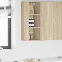 Hangkast Riga Sonoma Eiken 30 x 29,5 x 80 cm Bewerkt hout
