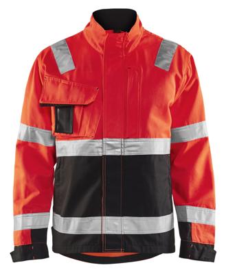 Blåkläder Jack High-Vis 40641811 | High-Vis Rood/Zwart | Maat XXL - 7330509519516