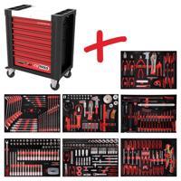 KS Tools 8107397 Werkplaatswagen Kleur (specifiek): Zwart, Rood