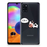 Samsung Galaxy A31 Telefoonhoesje met Naam Cow - thumbnail